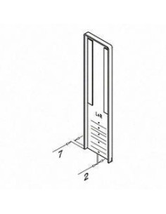 Tapa perfil Easy Glass Slim 6736 Aluminio para escaleras - Barmet 2