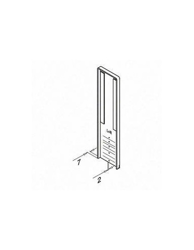 Tapa perfil Easy Glass Slim 6736 Aluminio para escaleras - Barmet