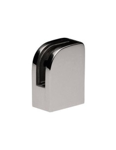 Pinza vidrio CC-750de acero inoxidable para poste cuadrado de barandilla