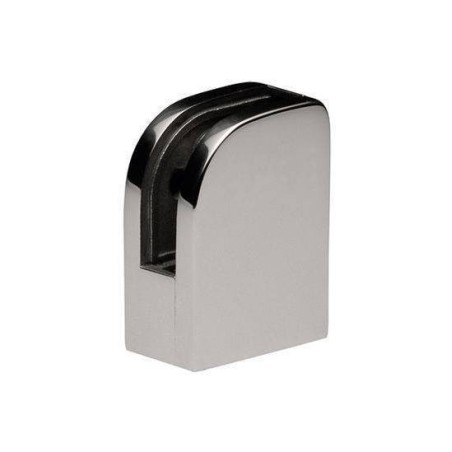Pinza vidrio CC-750de acero inoxidable para poste cuadrado de barandilla