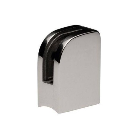 Pinza vidrio CC-751 de acero inoxidable para poste redondo de barandilla