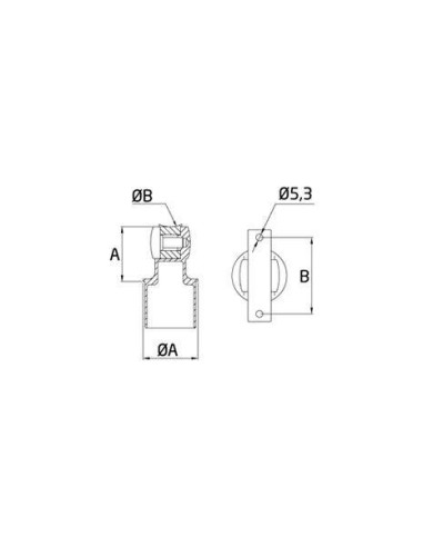 Soporte tubo SA-449 de acero inoxidable