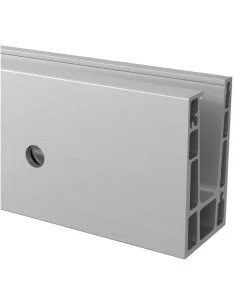 Perfil para lateral en aluminio, Easy Glass Up montaje lateral 5000mm