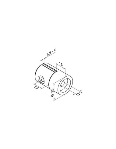 Pinza para lámina para superficie plana - plano