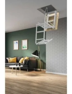 Escalera plegables escamoteables tramo metal - Barmet 2