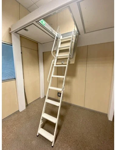 Escalera plegables escamoteables tramo metal