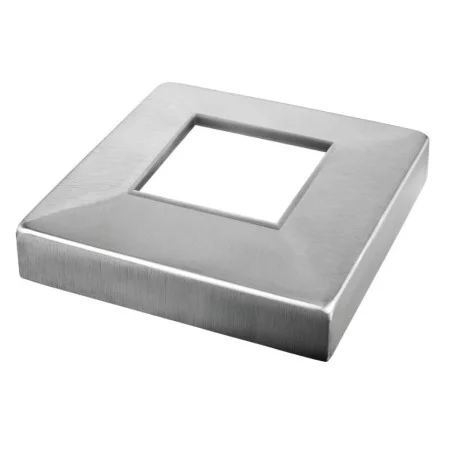 Embellecedor para pinza al suelo modelo 62 de acero inoxidable para sistema de barandilla de vidrio sin poste