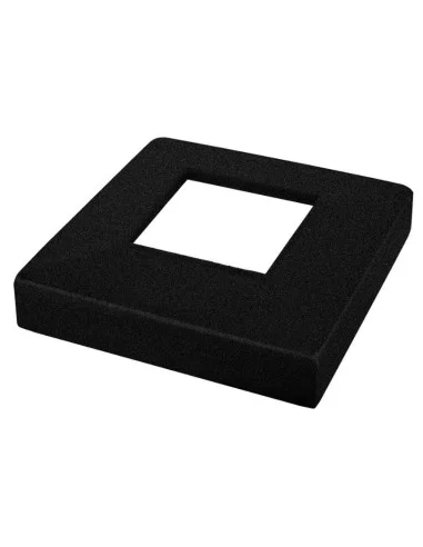 Embellecedor para pinza al suelo modelo 62 de acero inoxidable black para sistema de barandilla de vidrio sin poste