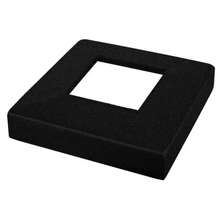 Embellecedor para pinza al suelo modelo 62 de acero inoxidable black para sistema de barandilla de vidrio sin poste