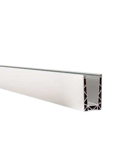 Perfil de suelo montaje superior para sistema de barandilla de vidrio GlassFit SV-1701