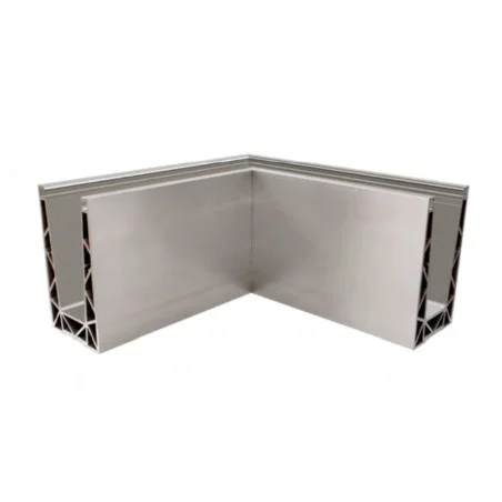 Esquina a 90º interior para sistema de barandilla de vidrio GlassFit SV-1701