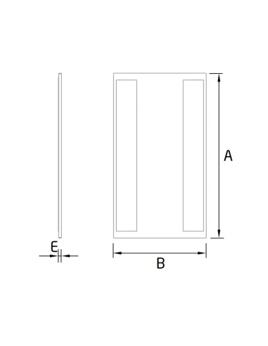 Plano Tapa final Modelo EC-1701-1 para tramo inclinado perfil en "U" GlassFit Flow SV-1701 Top