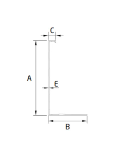 Plano de Revestimiento para sistema de barandilla de vidrio GlassFit SV-1602