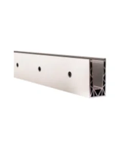 Perfil de suelo montaje lateral para sistema de barandilla de vidrio GlassFit SV-1702