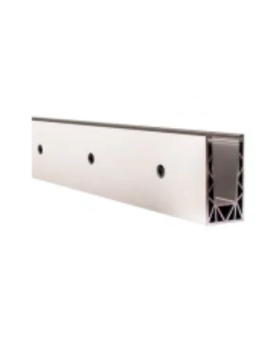 Perfil de suelo montaje lateral para sistema de barandilla de vidrio GlassFit SV-1702