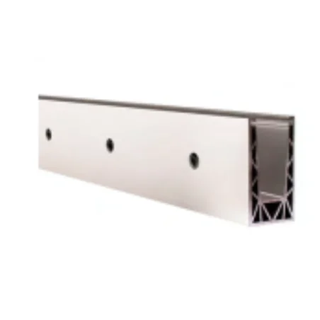 Perfil de suelo montaje lateral para sistema de barandilla de vidrio GlassFit SV-1702