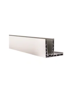 Perfil de suelo montaje lateral para sistema de barandilla de vidrio GlassFit SV-1703