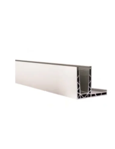 Perfil de suelo montaje lateral para sistema de barandilla de vidrio GlassFit SV-1703