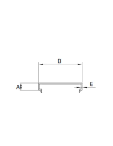 Plano de Revestimiento para sistema de barandilla de vidrio GlassFit SV-1703