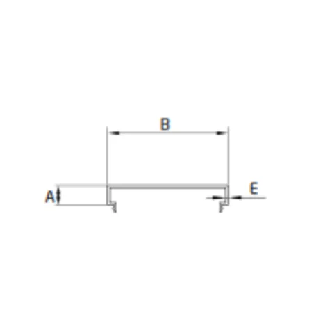 Plano de Revestimiento para sistema de barandilla de vidrio GlassFit SV-1703
