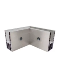 Esquina a 90º interior para sistema de barandilla de vidrio GlassFit SV-1802