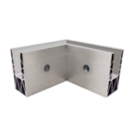 Esquina a 90º interior para sistema de barandilla de vidrio GlassFit SV-1802