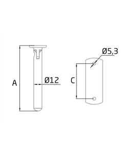 Soporte para pasamanos de acero inoxidable cuadrado o rectangular 2