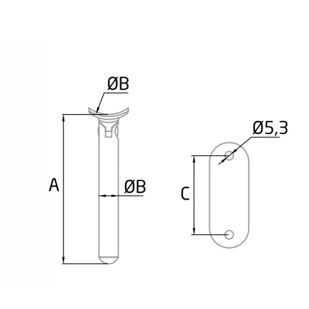 Soporte para Pasamanos de Acero Inoxidable | Estabilidad y Elegancia Garantizadas