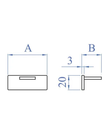 Plano Terminal para Pasamanos Evolution Box E1100140