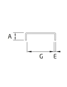 Pasamanos en forma de u de aluminio satinado - Barmet.es 2