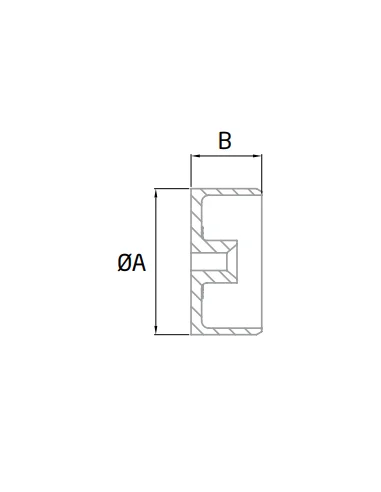 Plano de Fijación CT-217 para pasamanos para madera
