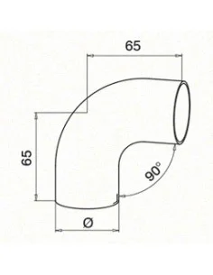 Conector de esquina de pasmaanos de madera redondo 0305 2