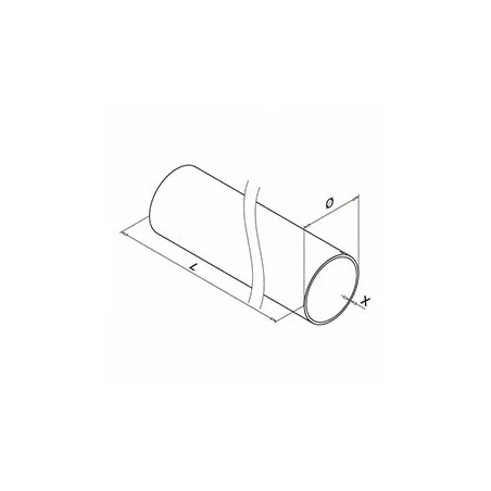 Tubo de acero inoxidable Mod.8925 - Barmet