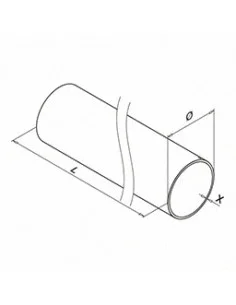 Tubo de acero inoxidable D42,4mm Mod.900 - Barmet 2
