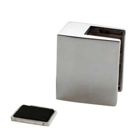 Pinza para barandillas de vidrio en acero inoxidable AISI-316 modelo CC-738
