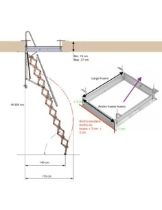 Escalera escamoteable Flexa 2