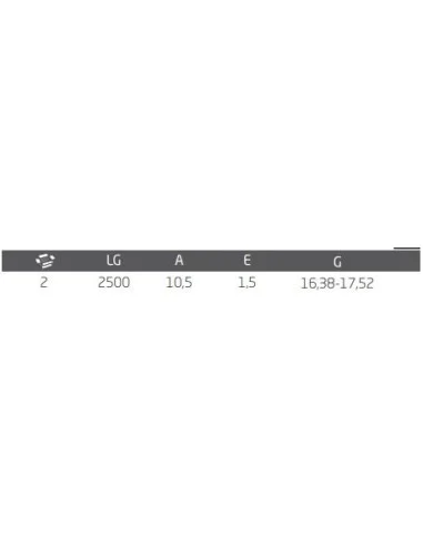 Dimensiones del Sv-1255