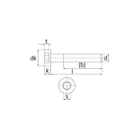 Plano Tornillo DIN-7984