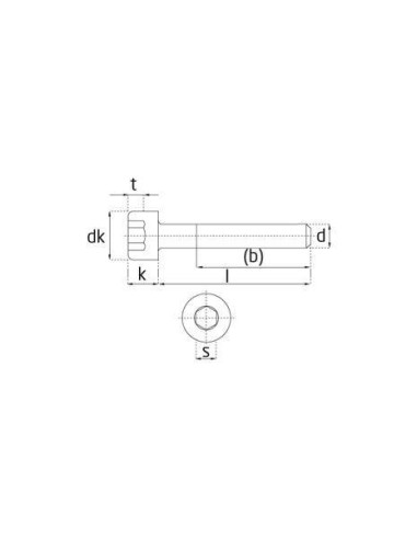 Plano Tornillo DIN-912