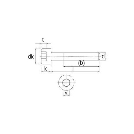 Plano Tornillo DIN-912