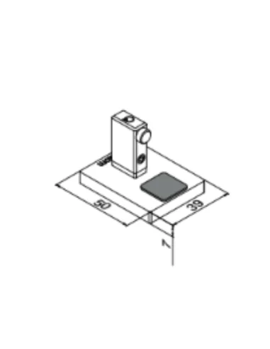 Tapeta Terminal Inox Q-railing para Modelos 6830 y 6839 | Barmet