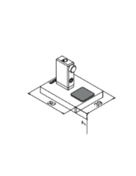 Tapeta Terminal Inox Q-railing para Modelos 6830 y 6839 | Barmet