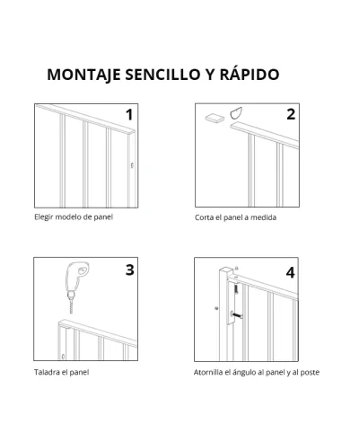 Panel grande modelo simple - Arteferro