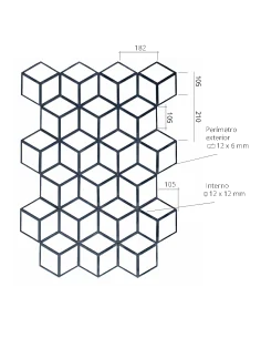 Panel geométrico - Arteferro 2