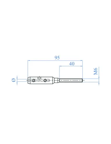 Terminal tensor para cable - Arteferro