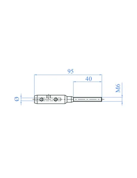 Terminal tensor para cable - Arteferro