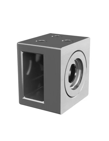 Soporte travesaño para tubo 20x10mm izquierda 316 | Q-Railing | Barmet