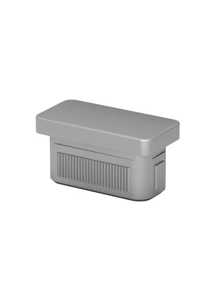 Tapón de acabado plano, MOD 5728, 316, para pasamamos 60 x 20 mm, sati