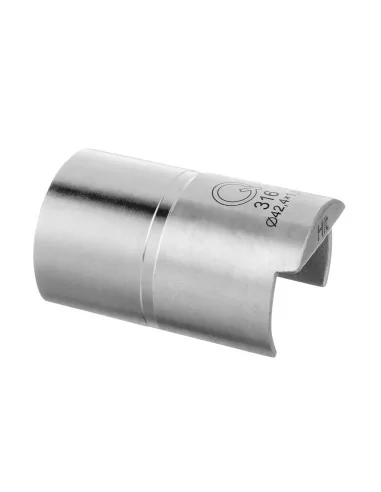 Conector de tubo a pasamanos, MOD 5793, 316, para perfil U superior Ø4
