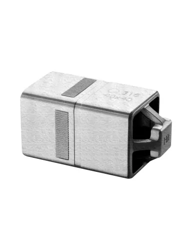 Conector entre tubos, pasaman. 40x20mm, Easy Hit, acero inoxidable 316